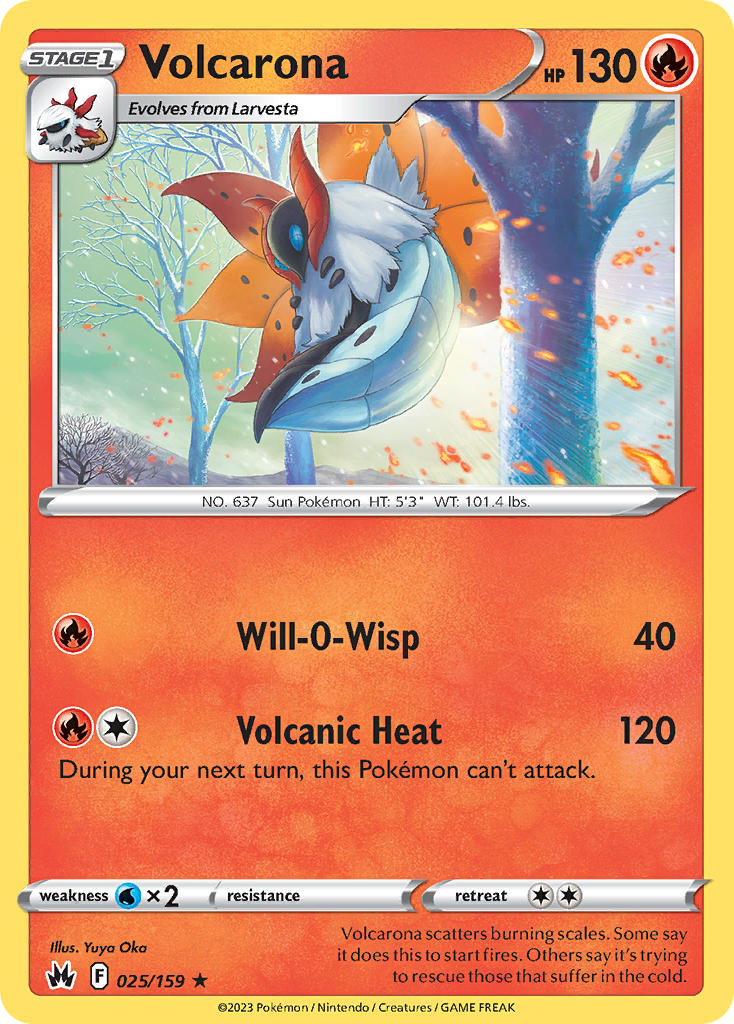 Volcarona - 025/159 - Scroll and Circuit Games